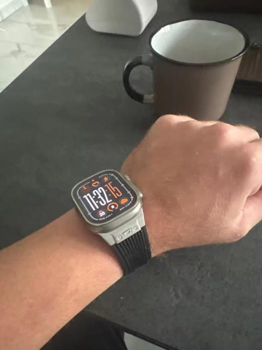 Customer photo review of Ultra Sport Silicone for Apple Watch