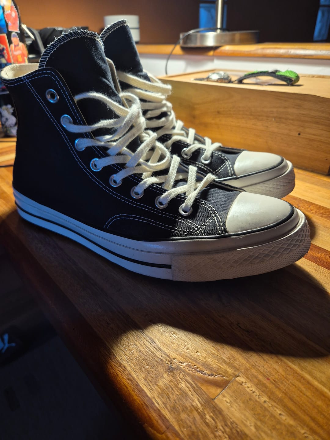 Customer photo review of Zapatillas Converse Chuck 70 Hi Negro Blanco