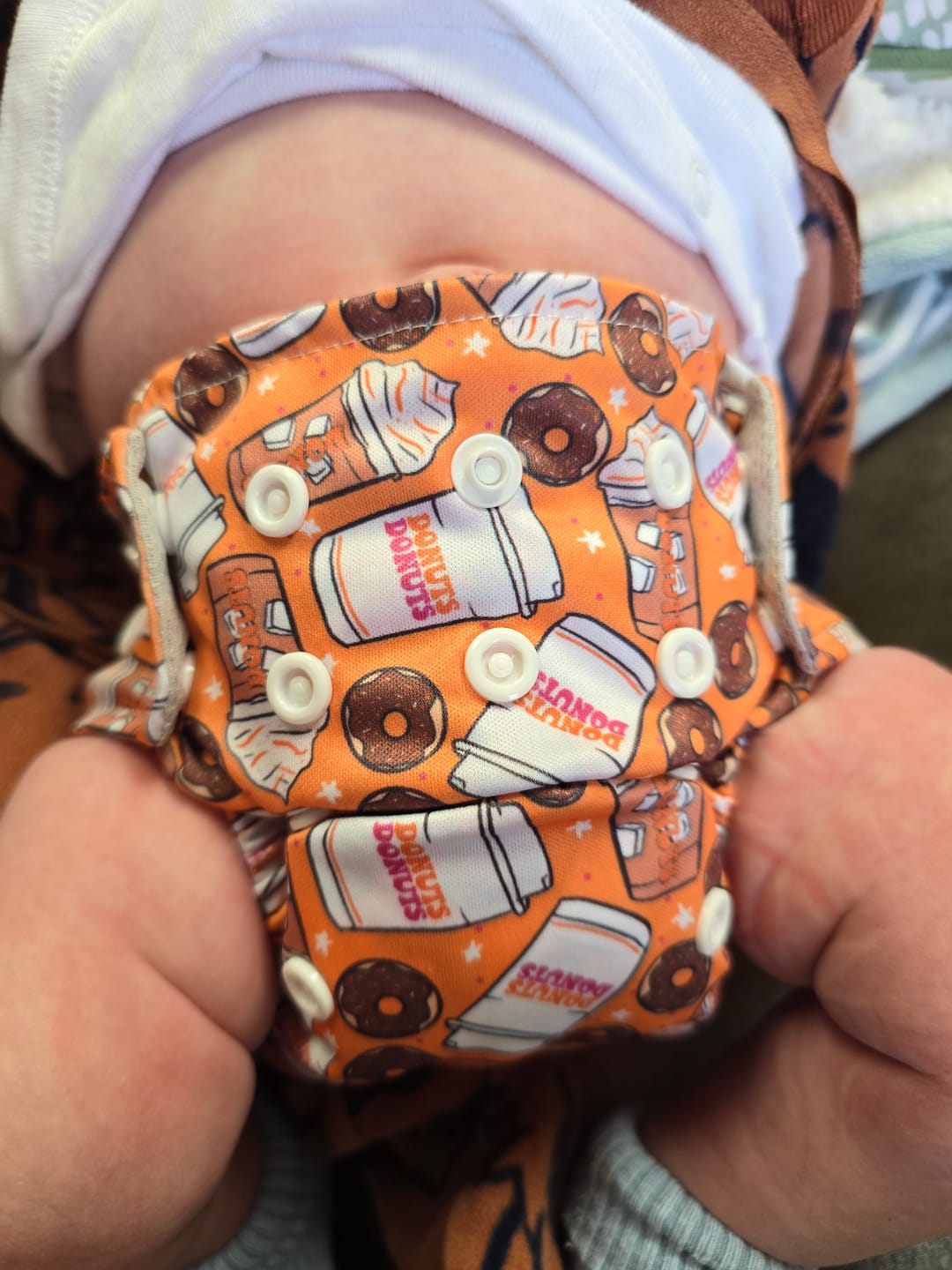 Customer photo review of Tiny Tushies Newborn AIO Cloth Diaper