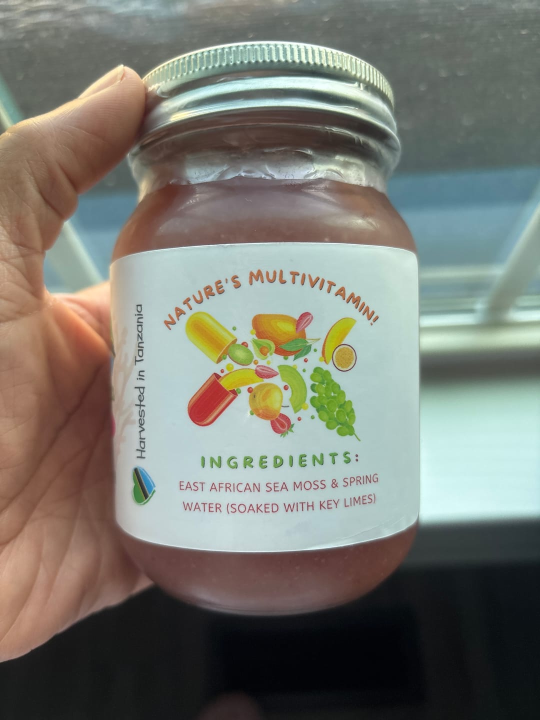 Customer photo review of RAINBOW East African Sea Moss Gel (16oz jar)