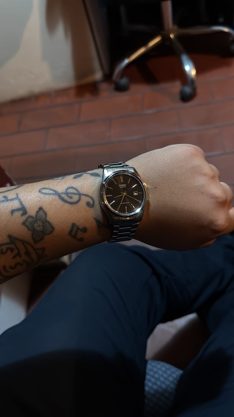 Customer photo review of Reloj Casio Análogo MTP-1183A-1A Negro Acero Inoxidable