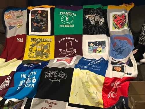 Customer photo review of Classic T-Shirt Blanket