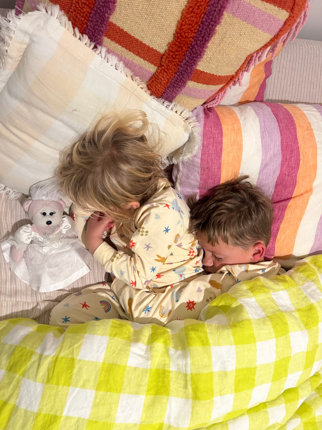 Customer photo review of PRE-ORDER Kids Sleepwear Set Hoppy Dreams
