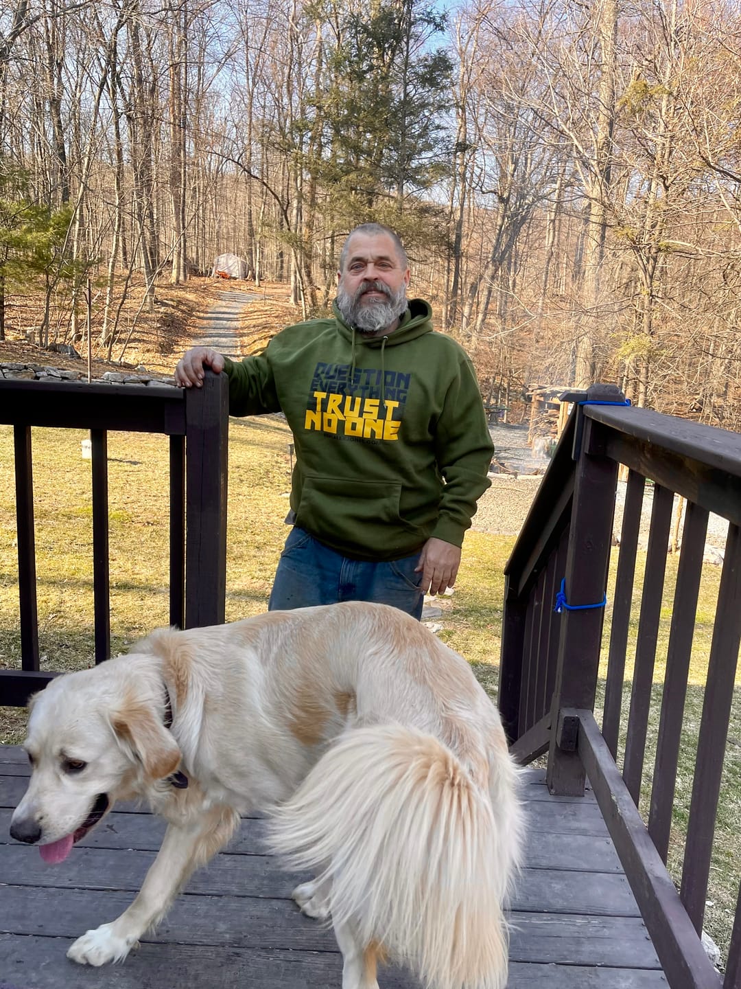 Customer photo review of Question Everything Hoodie