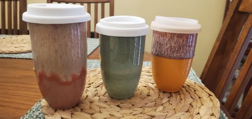 Customer photo review of Emerald Cup 12oz (Includes Lid & Band)