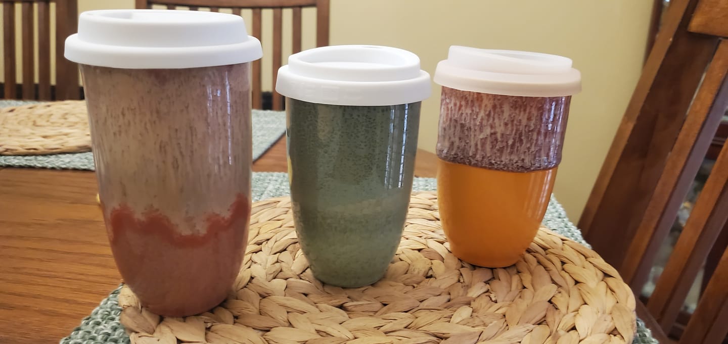 Customer photo review of Emerald Cup 12oz (Includes Lid & Band)