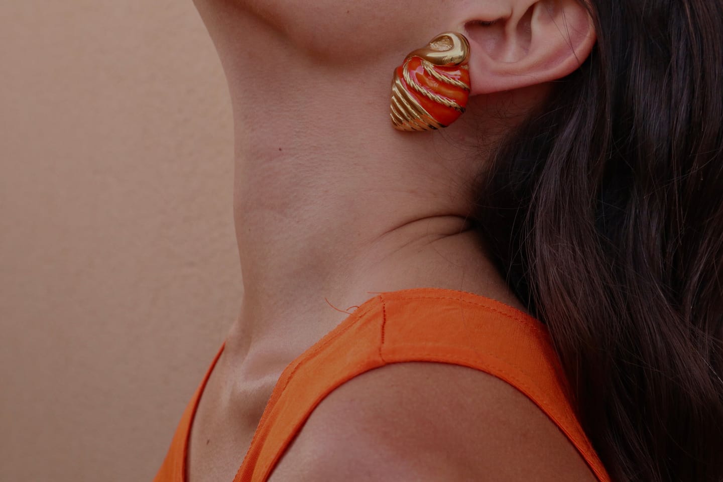 Customer photo review of Orecchini Valentino conchiglia