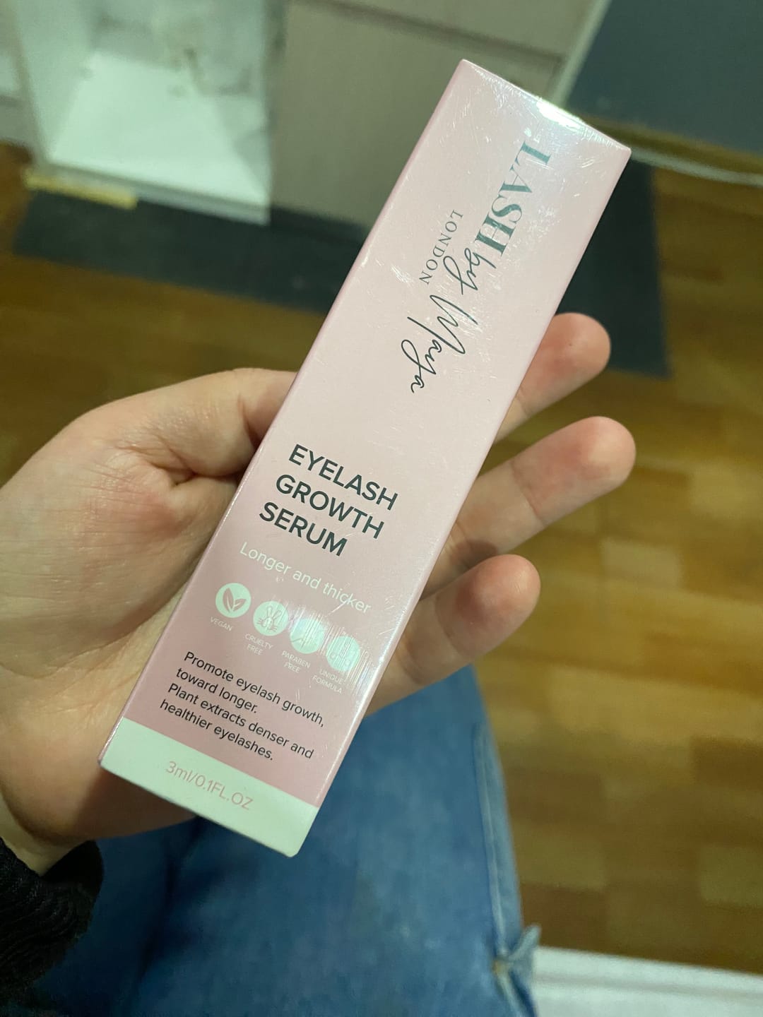 Customer photo review of SÉRUM DE PESTAÑAS