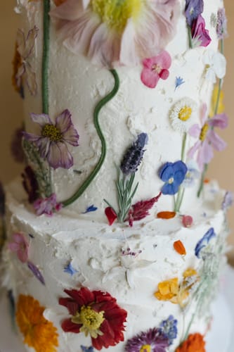 Customer photo review of EDIBLE PRESSED FLOWERS - Freeze Dried, Organically Grown & Edible