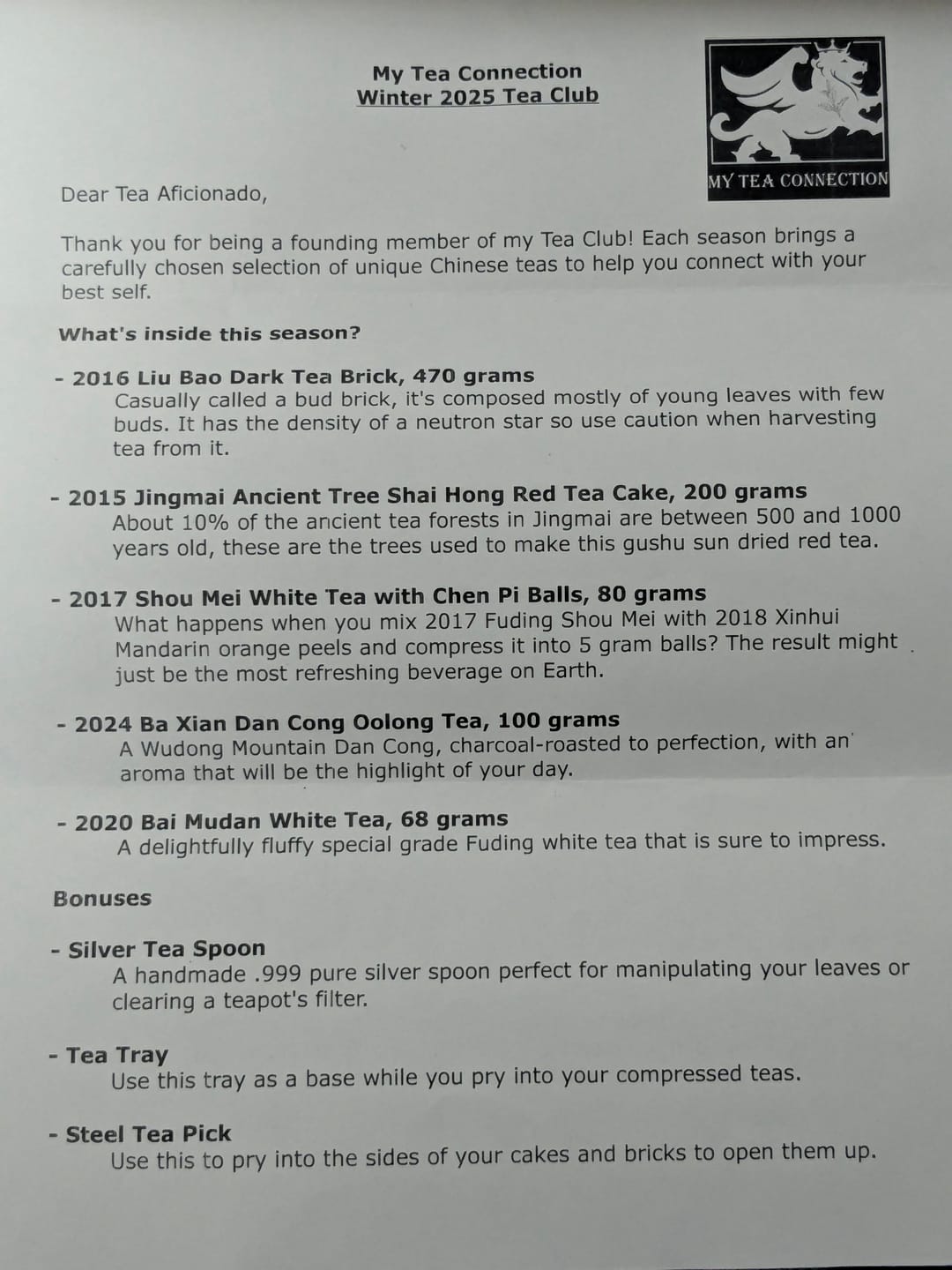 Customer photo review of Spring Tea Club (10 Spots Available on April 14th)