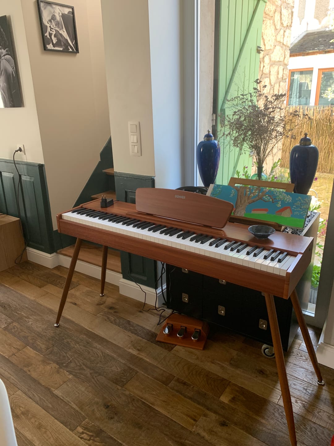 Customer photo review of Donner DDP-80 Piano numérique domestique 88 touches Style boisé