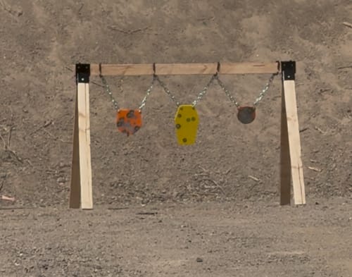 Customer photo review of 2X4 Target Stand Brackets