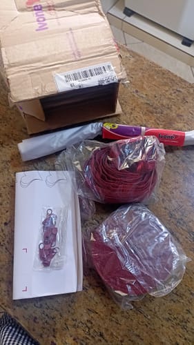 Customer photo review of ZIPER Nº6 POLIESTER COR BORDO 10 METROS