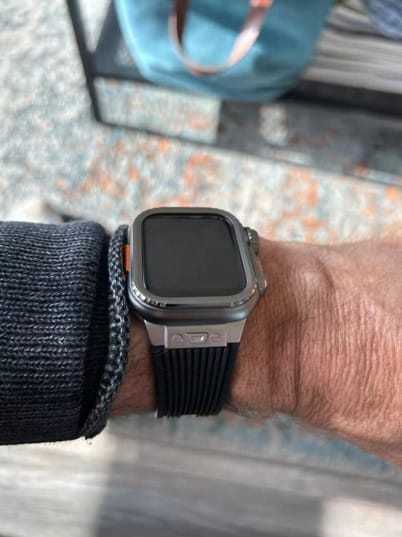 Customer photo review of Ultra Sport Silicone for Apple Watch