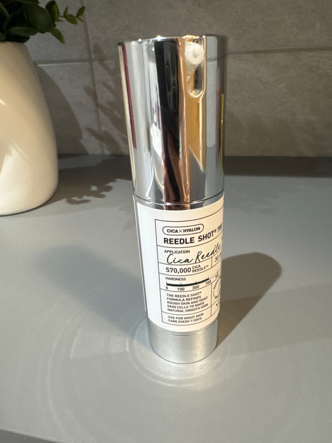 Customer photo review of Nakts serums-būsteris ar mikroadatām VT Cosmetics Reedle Shot 700