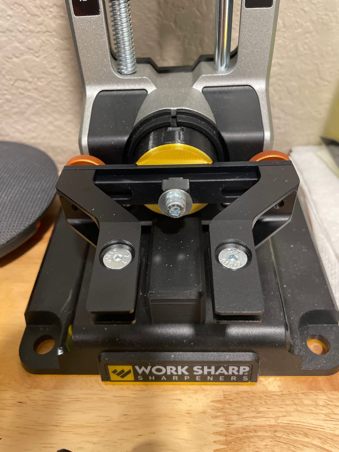 Customer photo review of Planeshift Clamps Upgrade for Work Sharp Professional Precision Adjust
