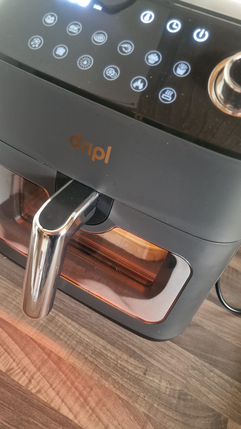 Customer photo review of Dripl Heißluftfritteuse 5,7L mit LCD Touchscreen