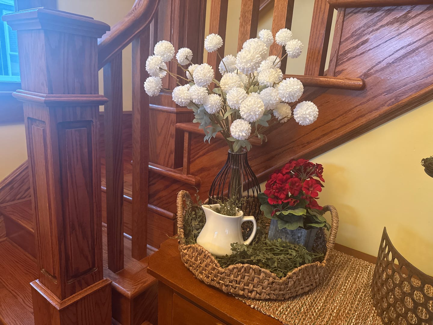 Customer photo review of Braided Seagrass Tray