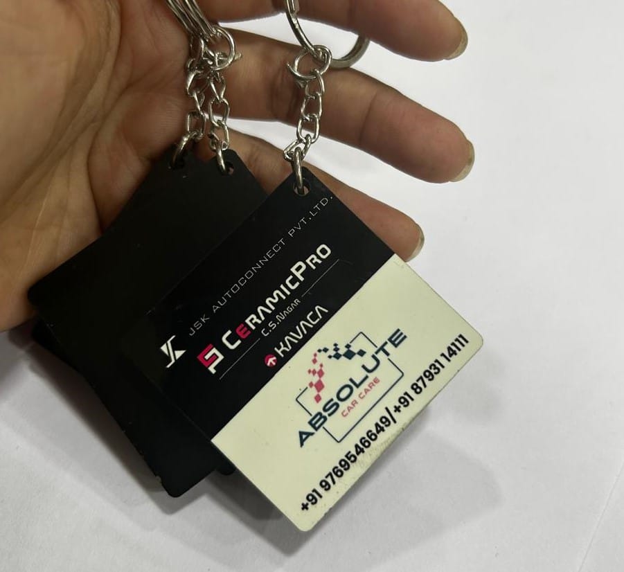 Customer photo review of Premium Customized Keychains | Best for Brand Promotion | PrintMine.in