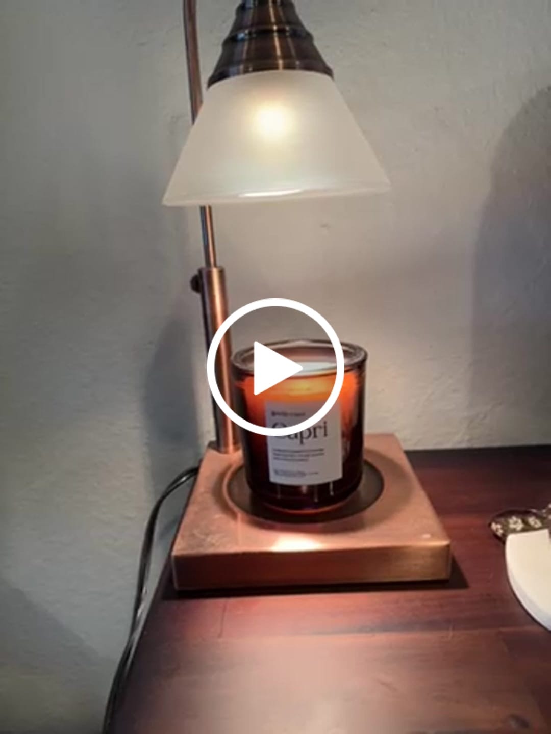 Customer video review of Capri Candle