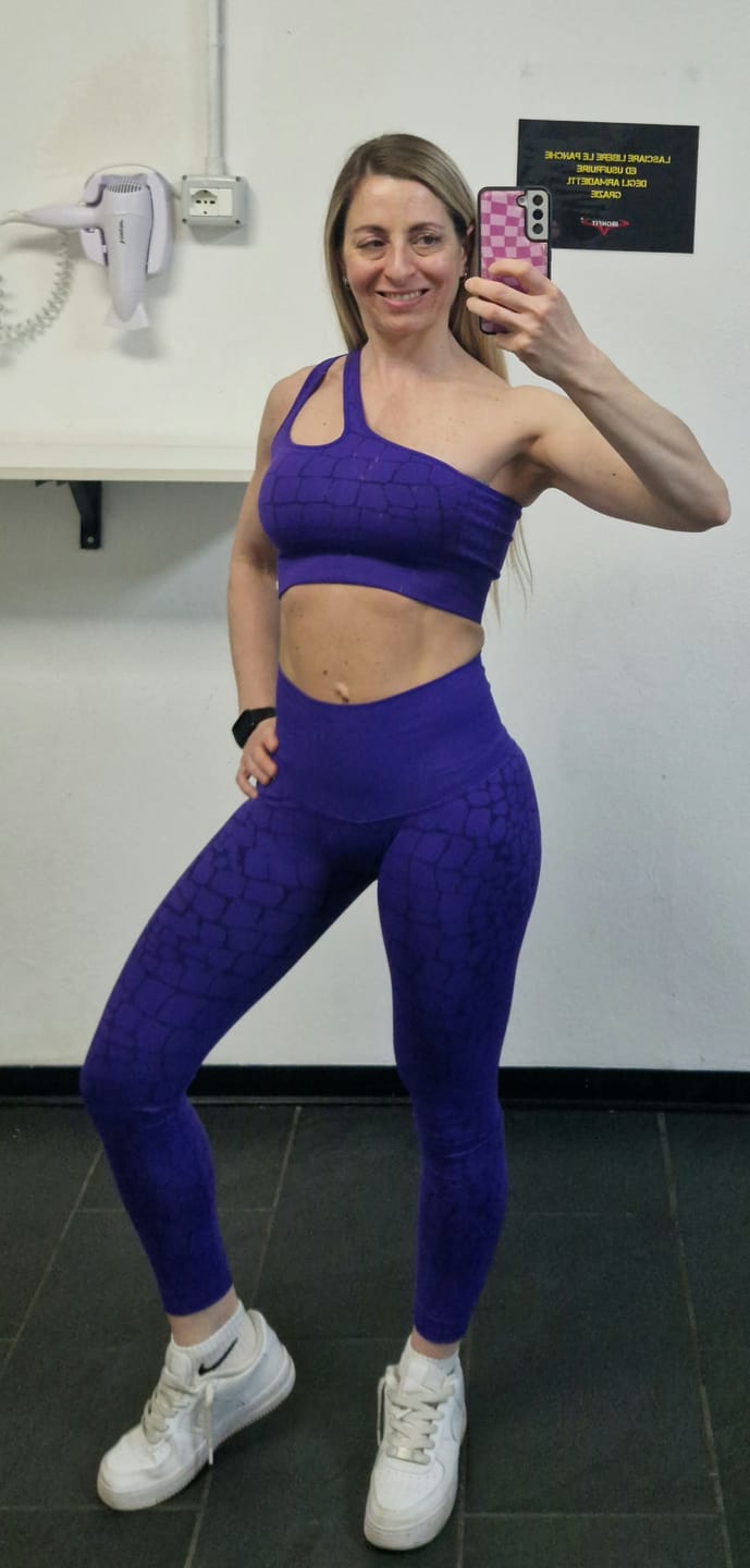 Customer photo review of Leggings All-up Cocco Viola