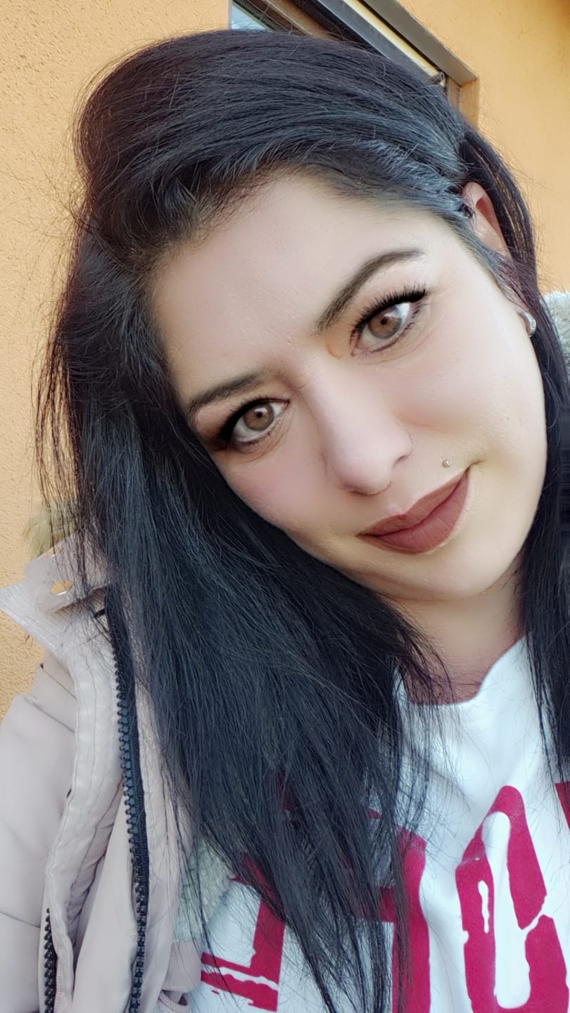 Customer photo review of Premium Candy Gray Prescription Colored Contact Lenses