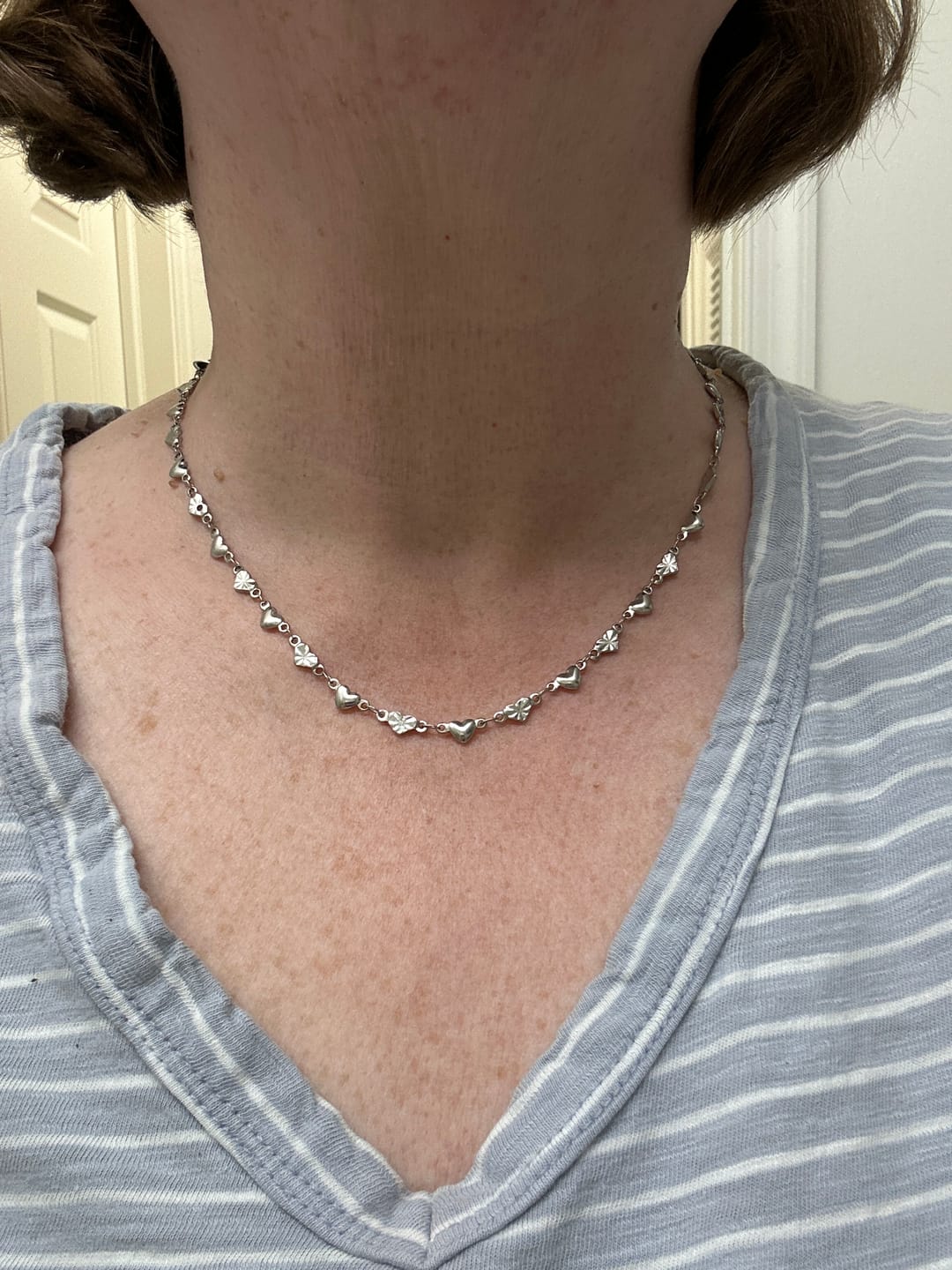Customer photo review of Mini Hearts Chain