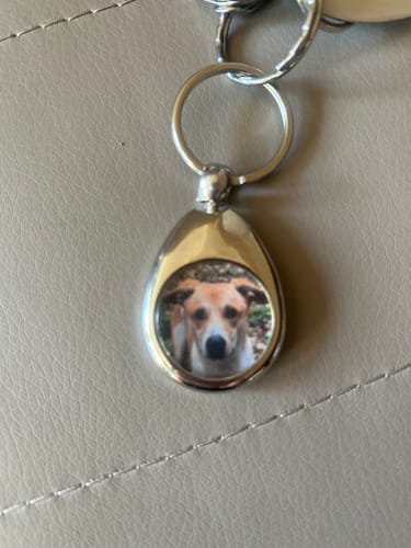 Customer photo review of Schlüsselanhänger mit Hundefoto