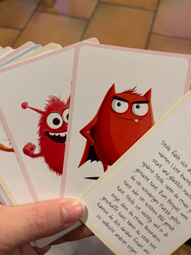 Customer photo review of Gefühlskarten für Kinder