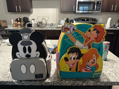 Customer photo review of Loungefly Disney A Goofy Movie 30th Anniversary Mini Backpack
