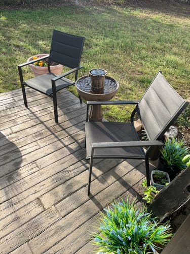 Customer photo review of Bari 5-In-1 Cordless Fluted Fountain - Topper Only