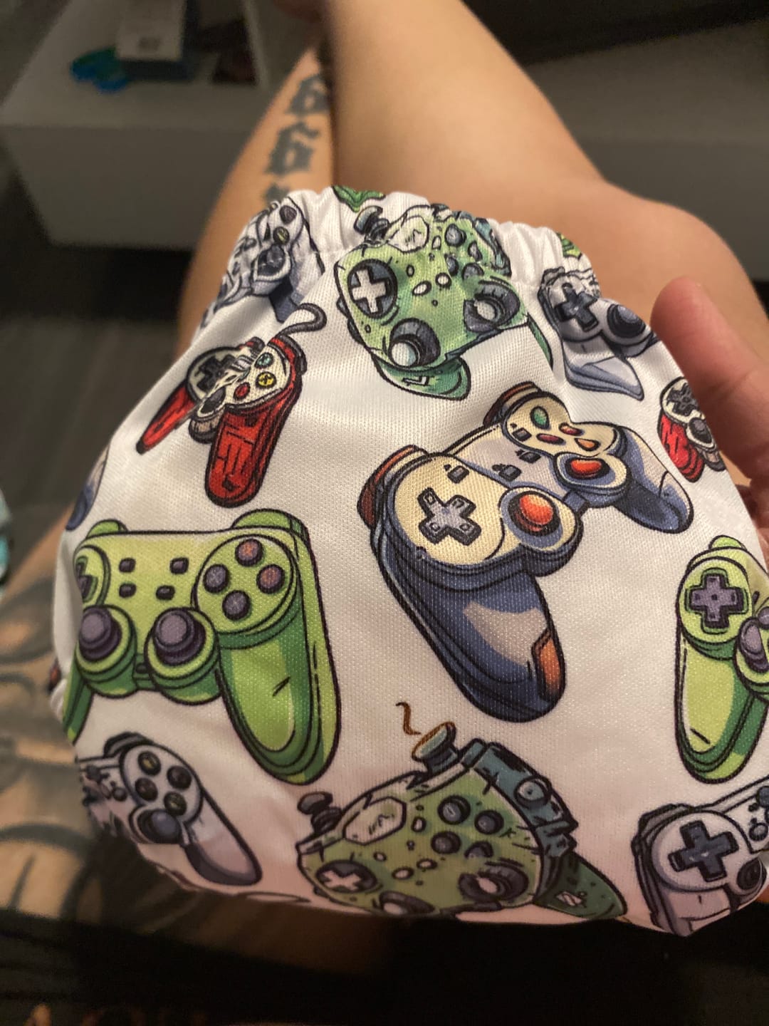 Customer photo review of Tiny Tushies Newborn AIO Cloth Diaper