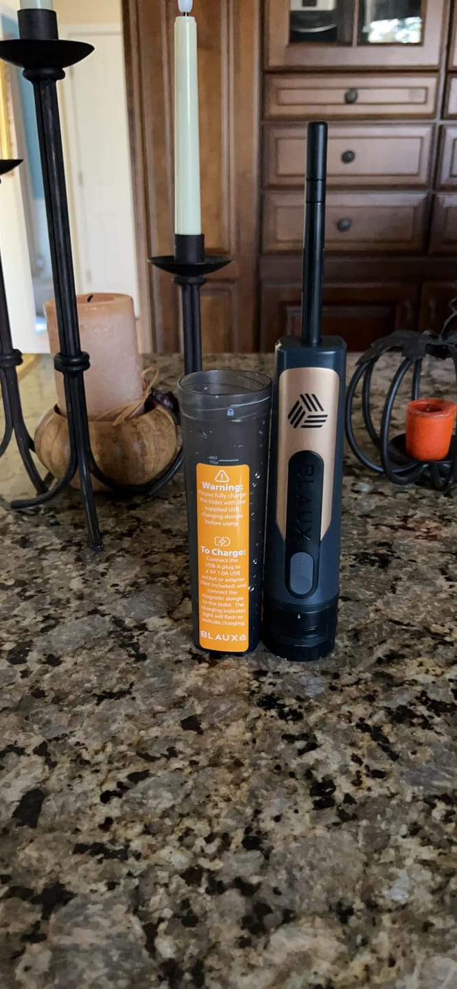 Customer photo review of Blaux Bidet - Portable Clean, Convenient, Customizable