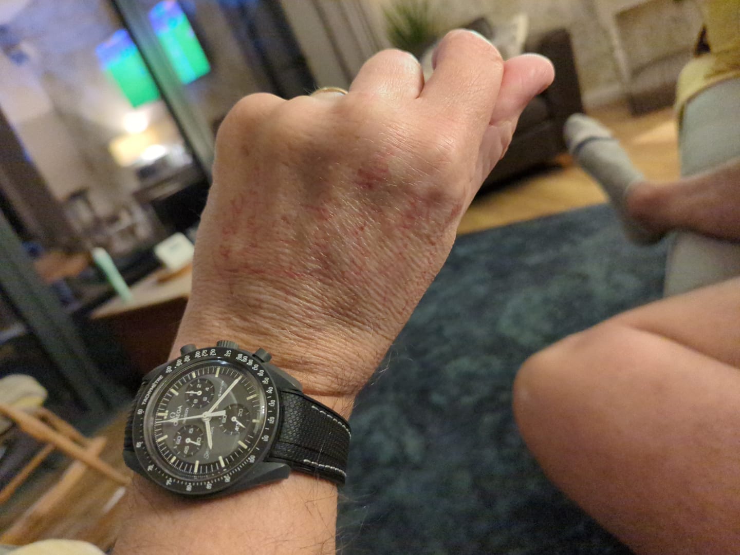 Customer photo review of Rubber Strap for Omega X Swatch MoonSwatch Mission to Mercury