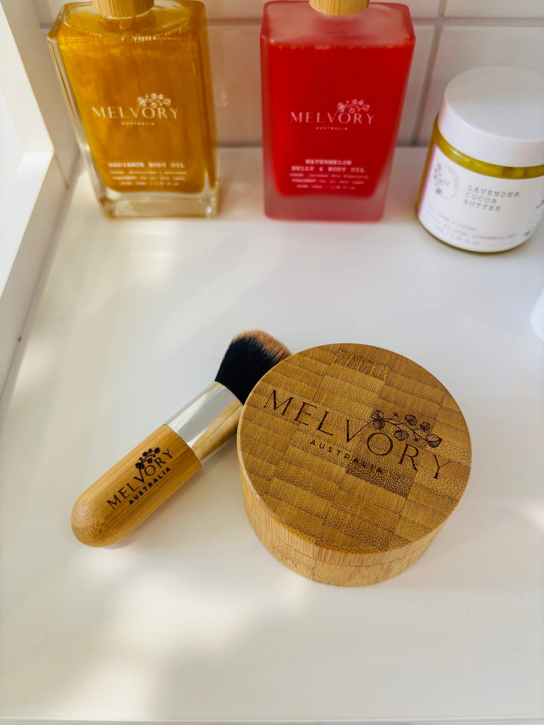 Customer photo review of New Watermelon Belly & Body Oil
