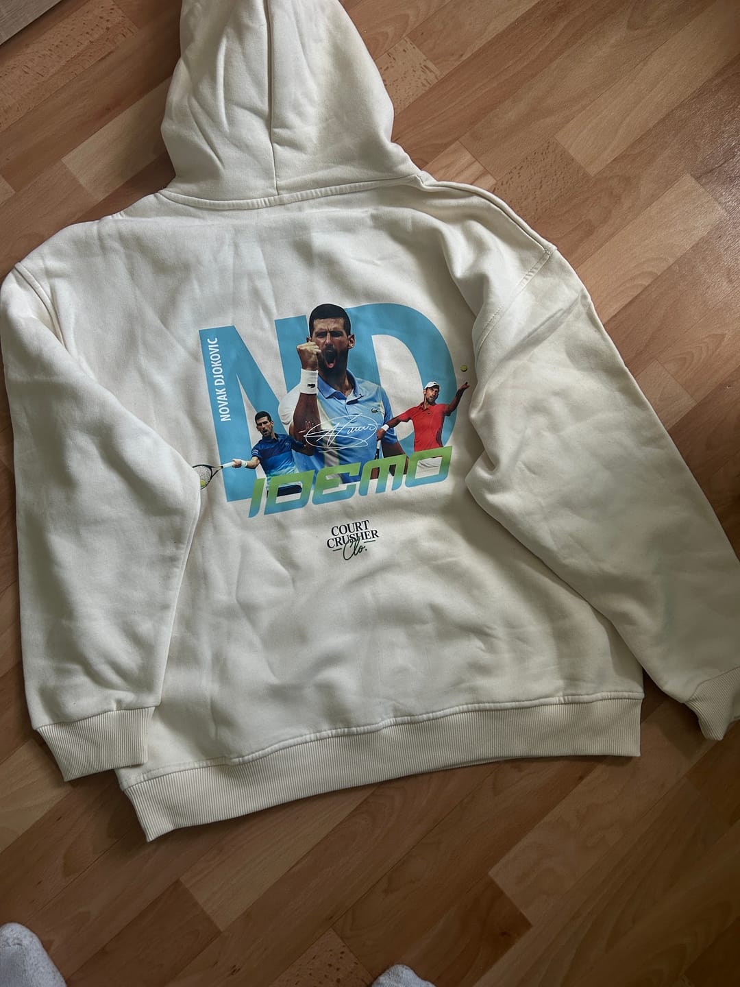 Customer photo review of Novak Djokovic - Oversized Hoodie