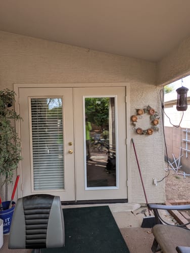 Customer photo review of Clear 1 Lite Glass and Frame Kit (Full Lite)