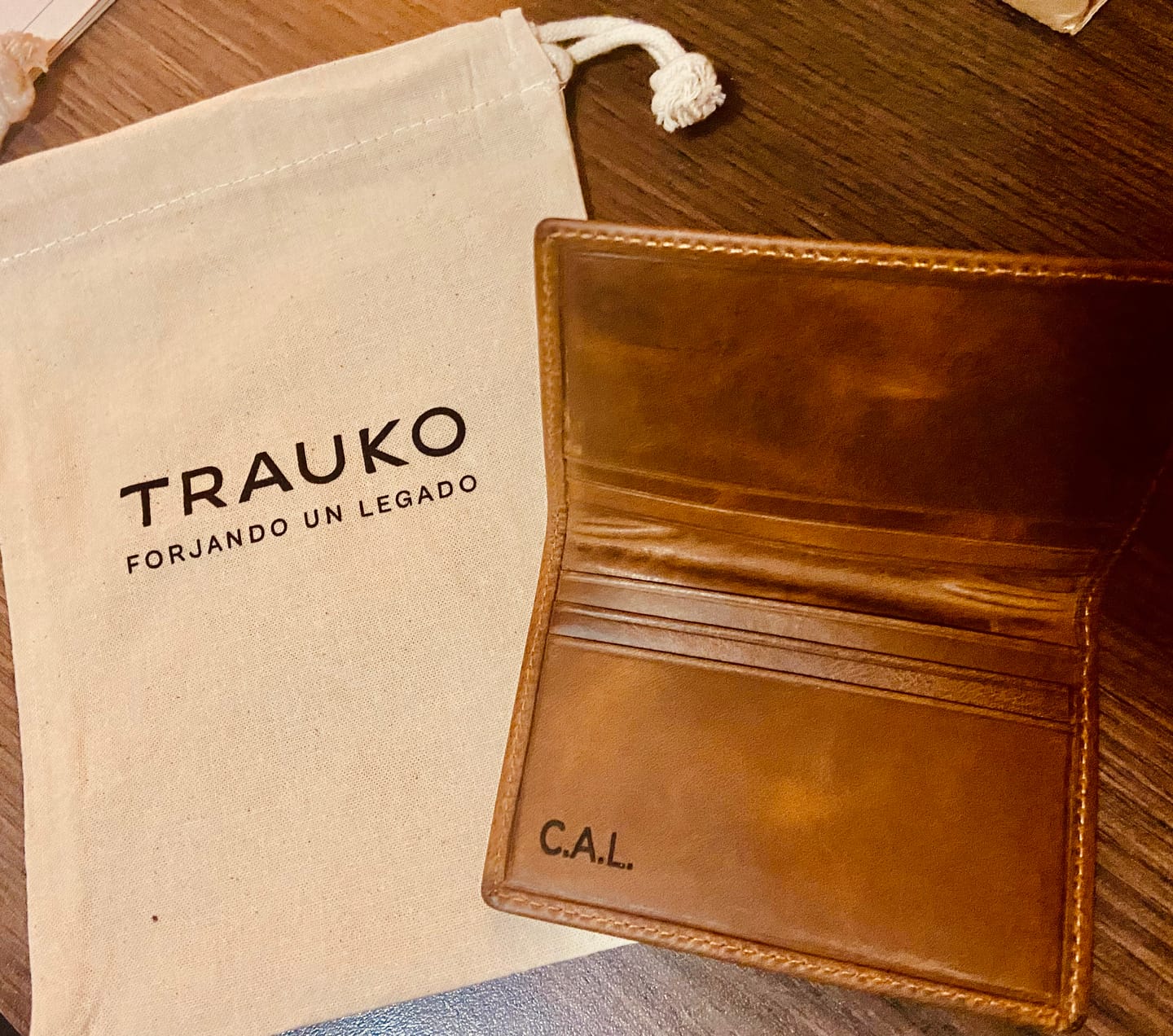 Customer photo review of Tarjetero Porto Café