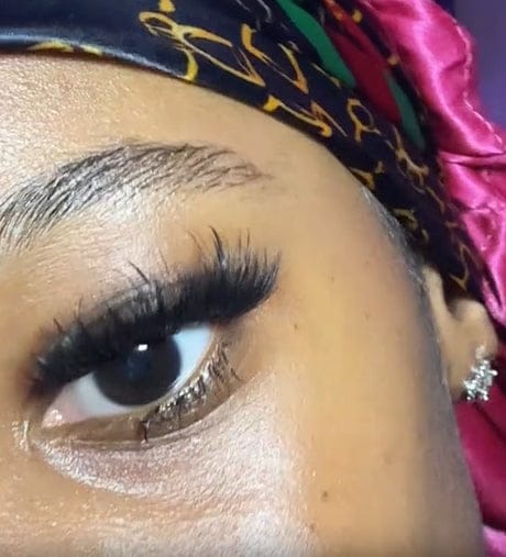 Customer photo review of Lash Bond & Seal - Black 10ml