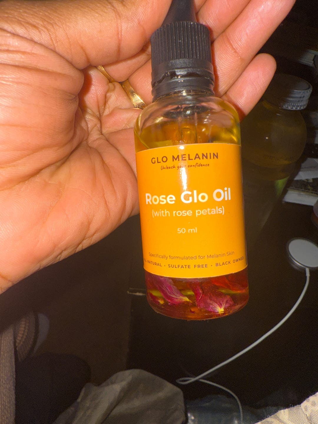 Customer photo review of Rose Glo Oil