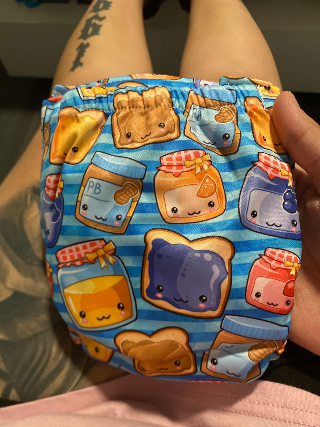 Customer photo review of Tiny Tushies Newborn AIO Cloth Diaper