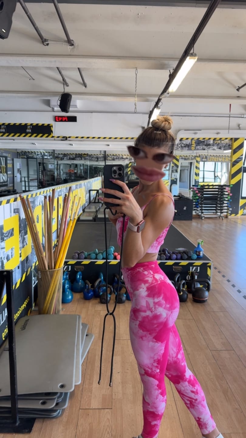 Customer photo review of Leggings Maltinto Rosa wow Paradiso