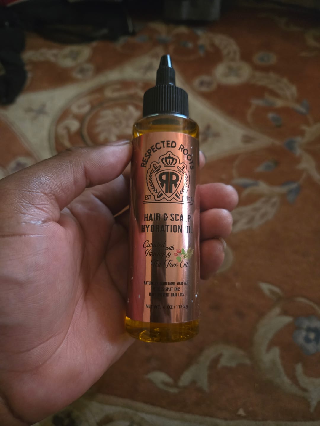 Customer photo review of Hair Oil & Wave Conditioner Kit