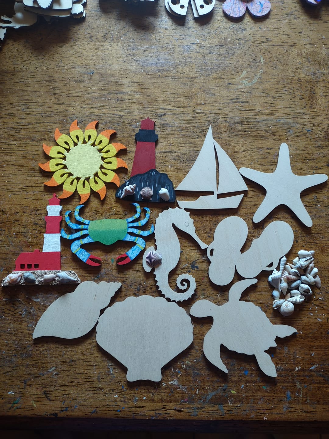 Customer photo review of Unfinished Wood Radiant Sun Silhouette | Summer | Celestial | Craft Cutout | up to 46"