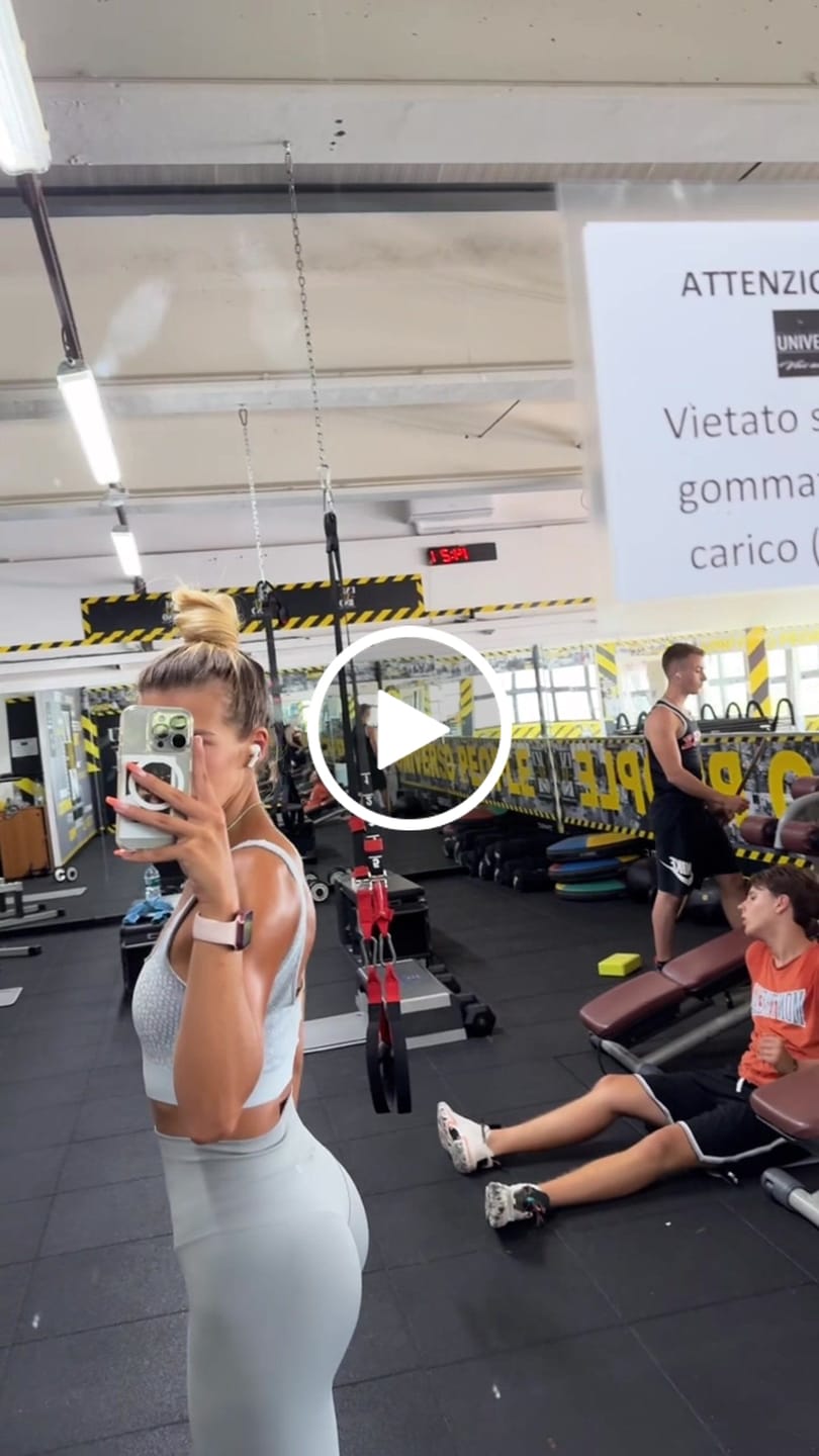Customer video review of Leggings Push up Gym Fashion Grigio Silver