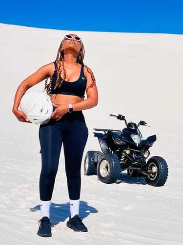 Customer photo review of All Day Workout High Impact Bra