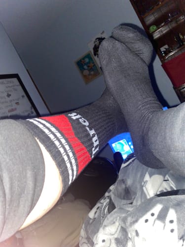 Customer photo review of SMOKE' EM SOCKS