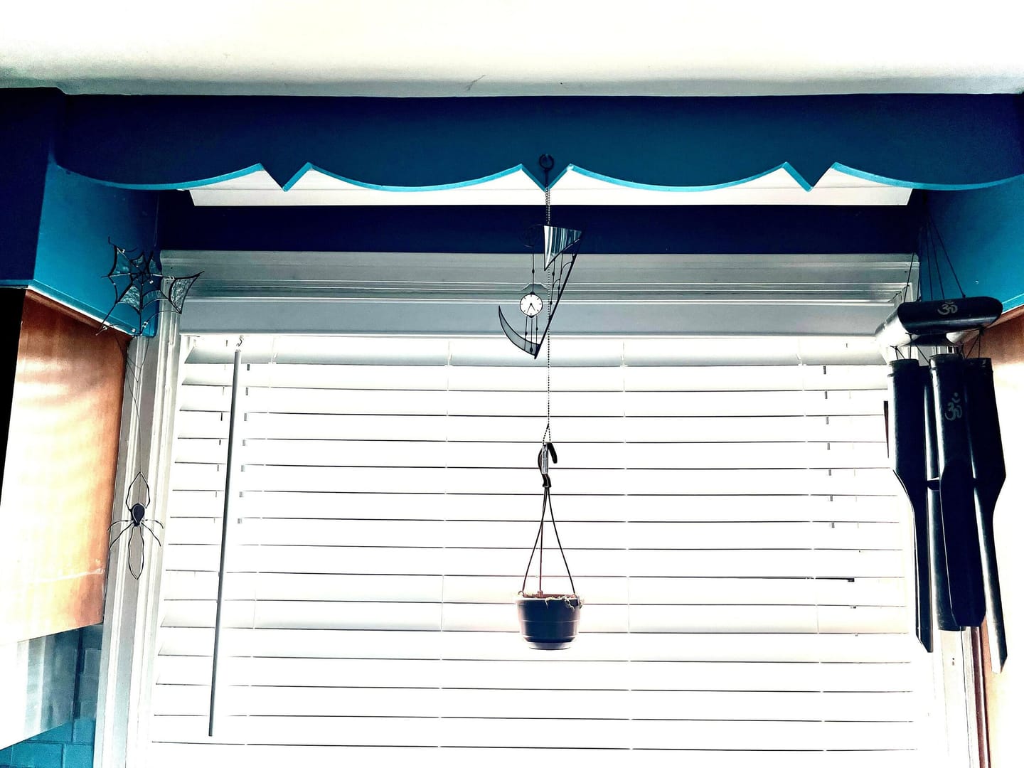 Customer photo review of Suncatcher stained glass "Hand of Death"
