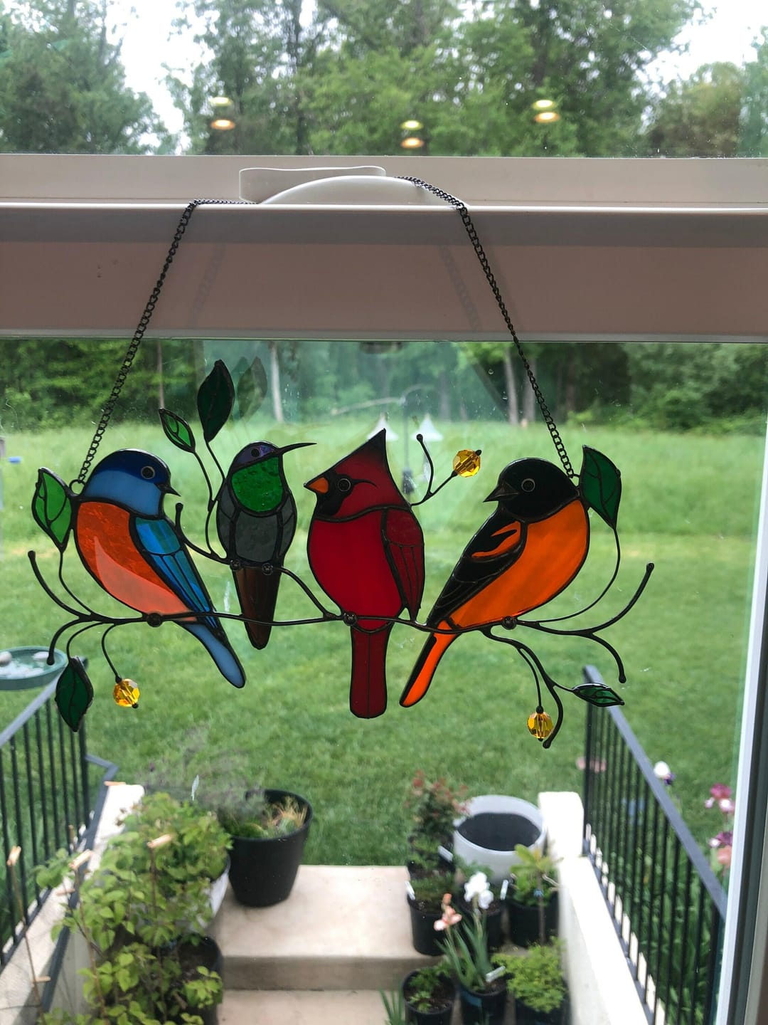 Customer photo review of Four Birds on the Branch
