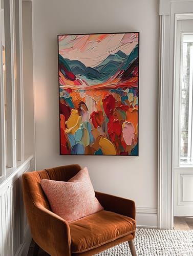 Customer review photo for Colorful Painting #CA047